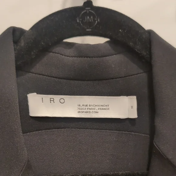 IRO Anis Black Sleeveless Jumpsuit with Waist Tie - Picture 5 of 8